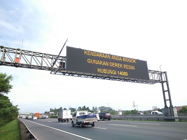Malaysia LED Traffic Guidance Screen Project