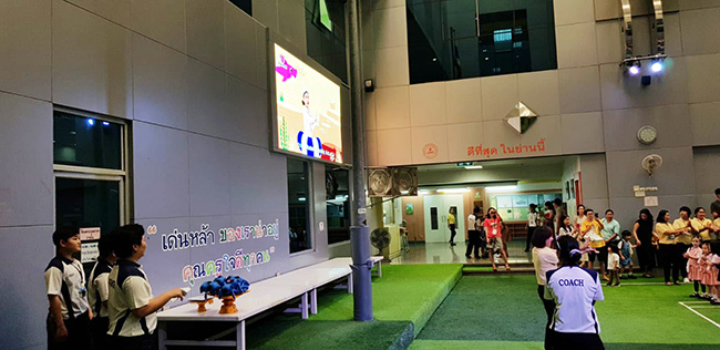 Thai Kindergarten indoor full-color LED display project