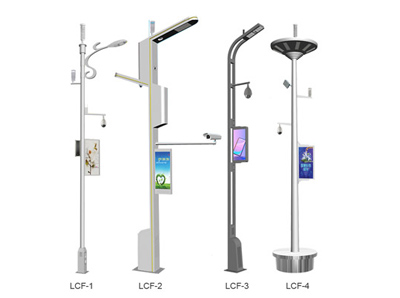 Outdoor light pole LED display with 5G construction Dongfeng development prospects are bright