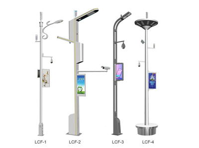 Outdoor light pole LED display with 5G construction Dongfeng development prospects are bright