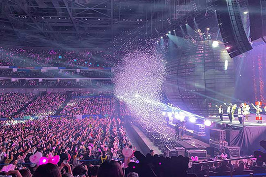 Carnival's global tour has invested heavily to create an "energy ball stage'' to turn the magic capital Carnival's global tour has invested heavily to create an "energy ball stage'' to turn the magic capital