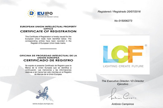 "LCF" Trademark Has Been Registered Successfully in 28 EU Countries