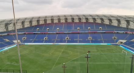 LED display screen project of Malaysia Sungshan Football Stadium