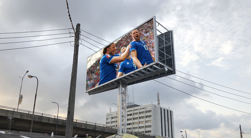Lagos, Nigeria, Outdoor Two-sided LED display project