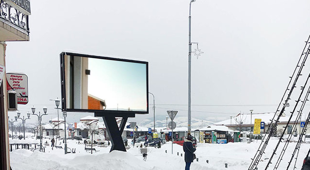Lianchengfa's outdoor full-color LED display enters Kladovo, Serbia