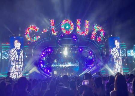 LCF LED Screen Shines at Shenzhen Dapeng C-loud Music Festival