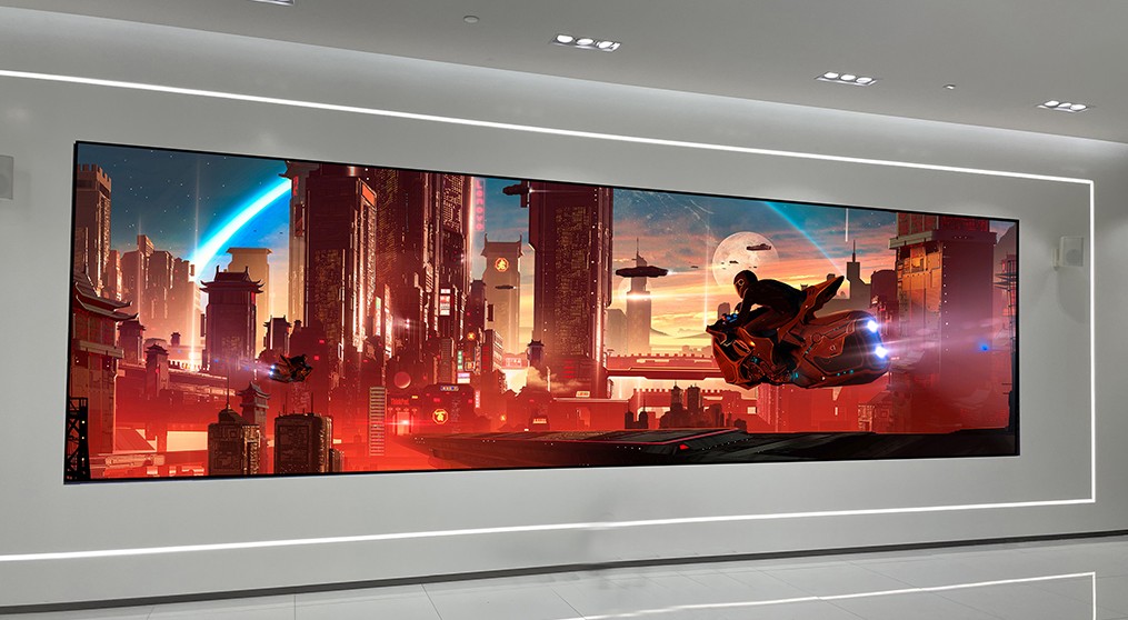LCF Longxian small-pitch LED display appeared in Mindray Medical Digital Exhibition Hall