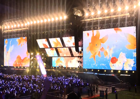 2019 Mayday Tour Concert LED Stage Rental Screen Project
