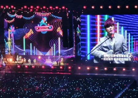 LCF LED screen appeared in Jay Chou's concert in Malaysia!