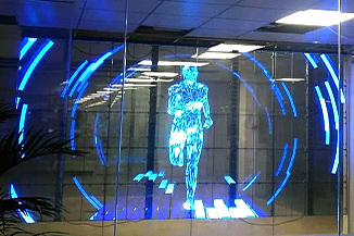 LED transparent screen