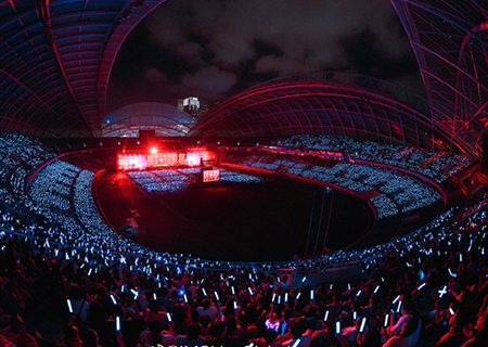 LCF LED transparent screen shines at Angela Chang's concert in Shenyang
