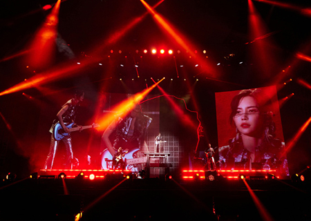 LCF LED transparent screen shines at Wenwen Shenzhen Concert