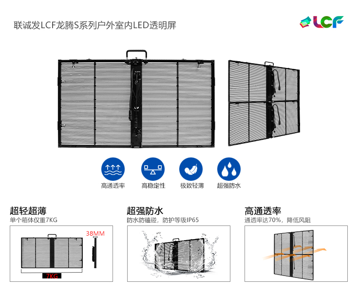 LED transparent screen