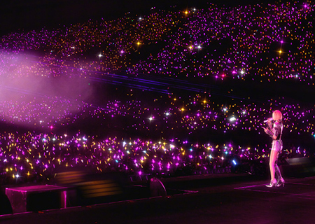 LCF LED transparent screen helped Angela Chang's Wuhan concert start with a bang