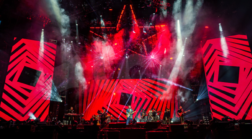 Stage background LED display