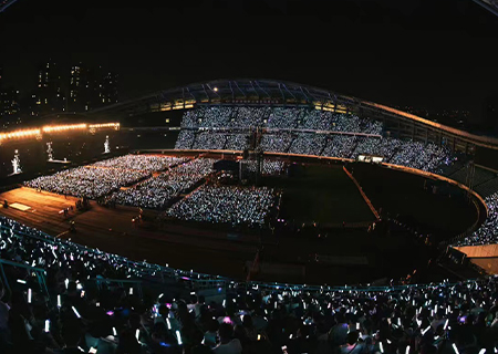 Angela Chang's Changzhou concert, LCF LED display shines in the audience