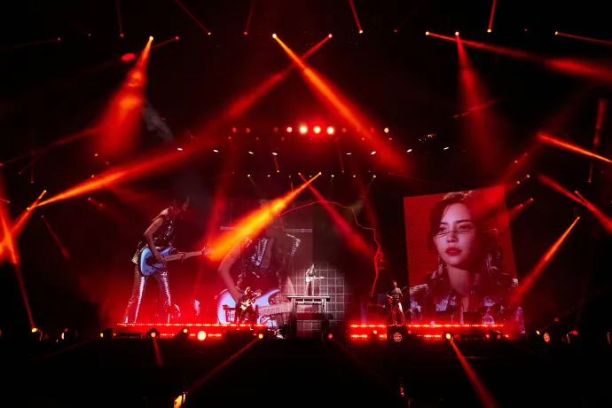 Yu Wenwen concert LED transparent screen