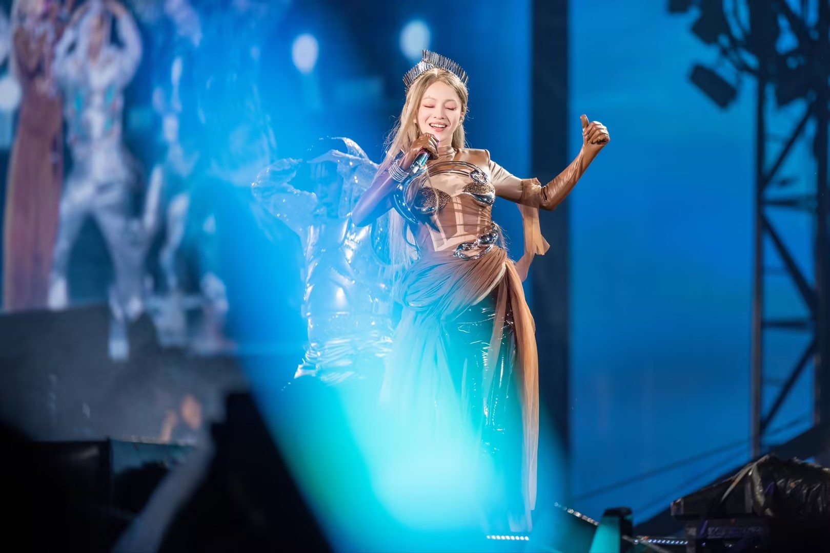stage led transparent screen