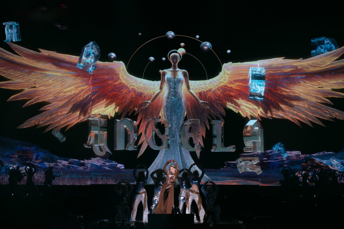 stage led transparent screen
